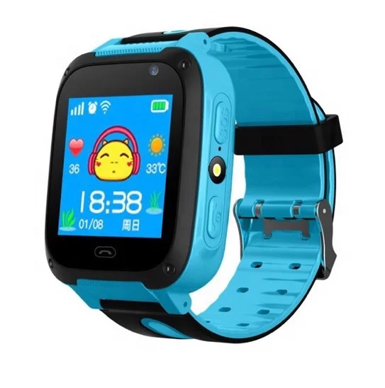 Kids Smart Watch S4  with SIM Card LBS SOS Camera Tracking Watch for Children