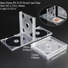 O11:24mm Boîtier à bijoux 2 CD Transparent