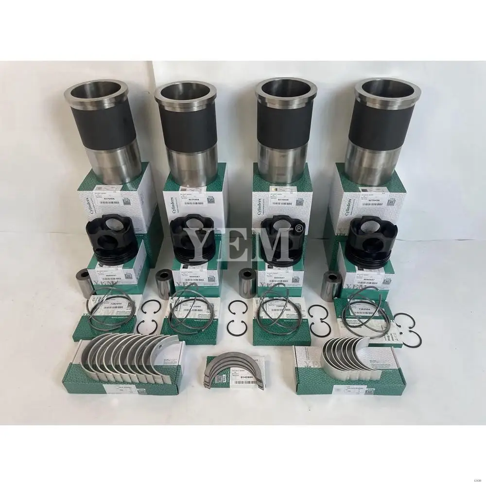 Repair Kit With Cylinder Piston Rings Liner Bearings Fit for Liebherr D934 Spare Parts Construction Machinery Parts