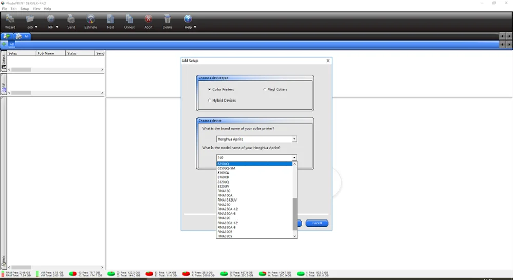 Photoprint 10 RIP Software for a Print Inkjet Printer Parts