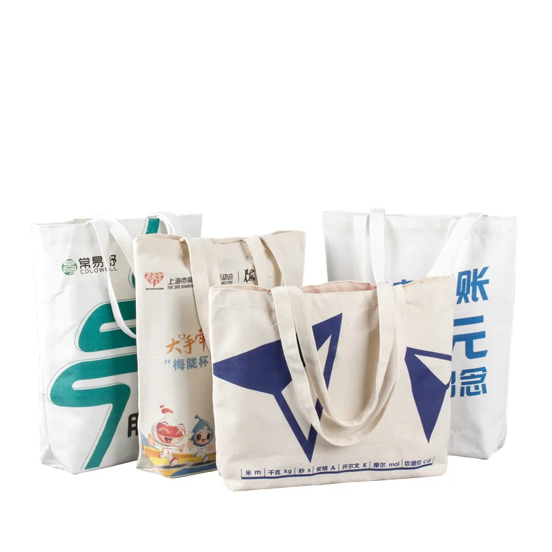 Custom Canvas Tote Bag with Logo and Pattern Printing Three-Dimensional Design for Agriculture Use Model 005565