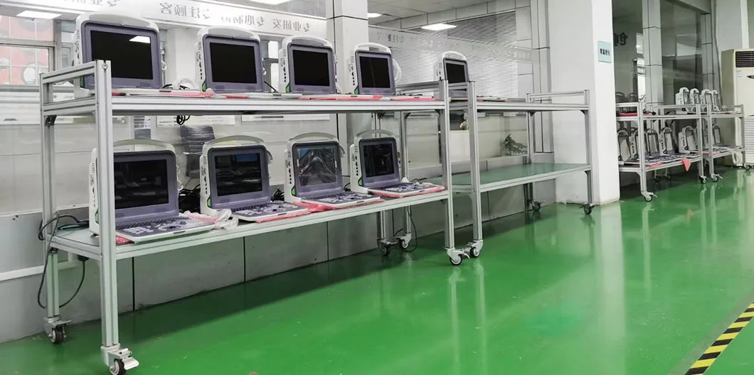 HUC-260 Hand-carried Fibroscan Machine Portable Color Dopler Diagnostic Ultrasound Scanner details