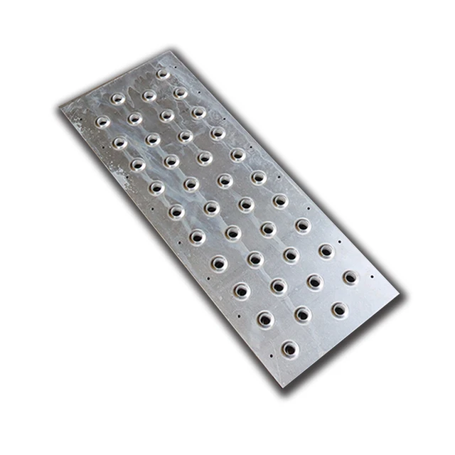 Stainless steel 304 Perforated metal plates/ Walkway Mesh Plate/Anti Skid Steel Serrated Hole Tread Sheet