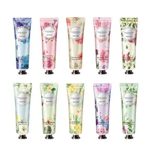 OEM 30g moisturizing Whitening Rose Olive Cherry Avocado Chamomile Sakura peach Blueberries Lemon Grapefruit Hand cream