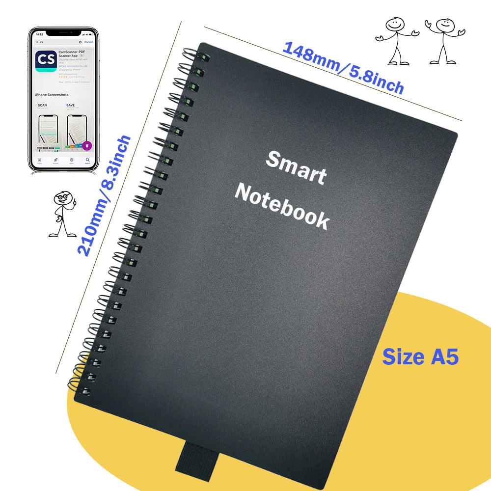 Dropshipping A5 Erasable Notepad Smart Reusable Writing Notebook - Buy ...
