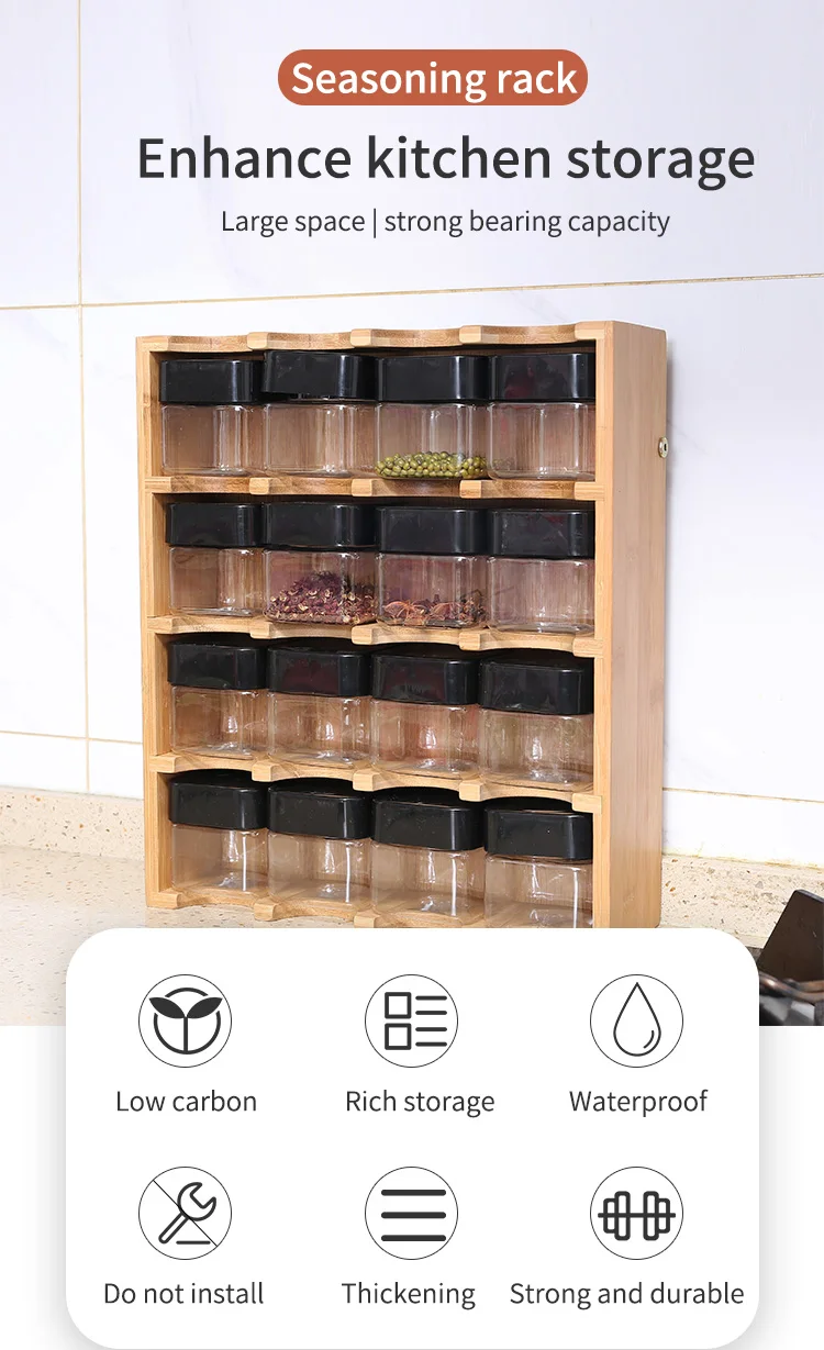 Bamboo Spice Rack Set Kamenstein Bamboo Inspirations Spice Rack With