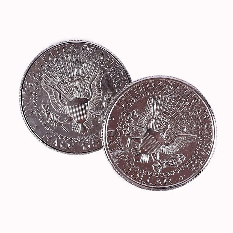 Высококачественная уличная волшебная игрушка монета в полдоллара магический укус складная трюк реквизит