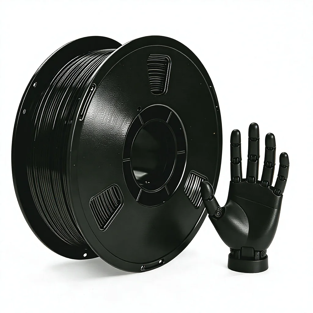 1KG 1.75mm ASA 필라멘트(검정), 내기상성 3D 프린터 소모재, 야외용 기능 부품 제작용 로드, 230–250°C