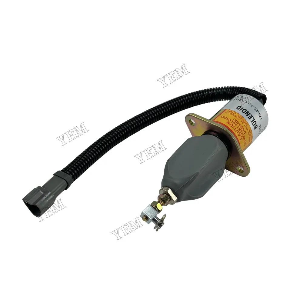 Stop Solenoid 1751E5-12A3UC12B15 Fit for Kubota V2003 Engine 2