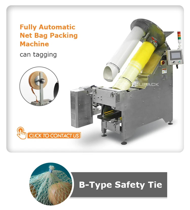 Automatic Net Packaging Machine with 25-40 BPM Speed 220V Electric Driven and 1.5 Years Warranty