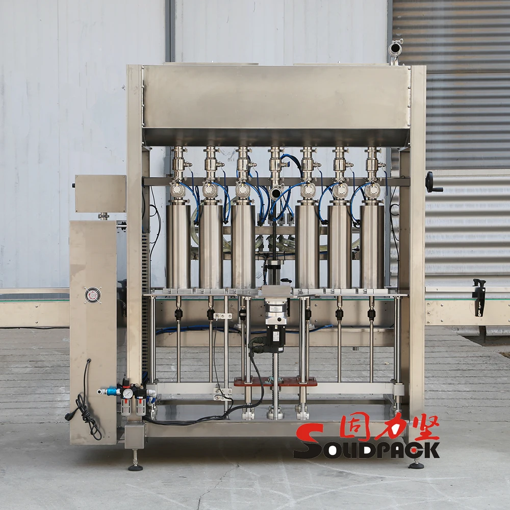 Solidpack New Product Fully Automatic Factory Gel Fuel Filling Machine with Feeder