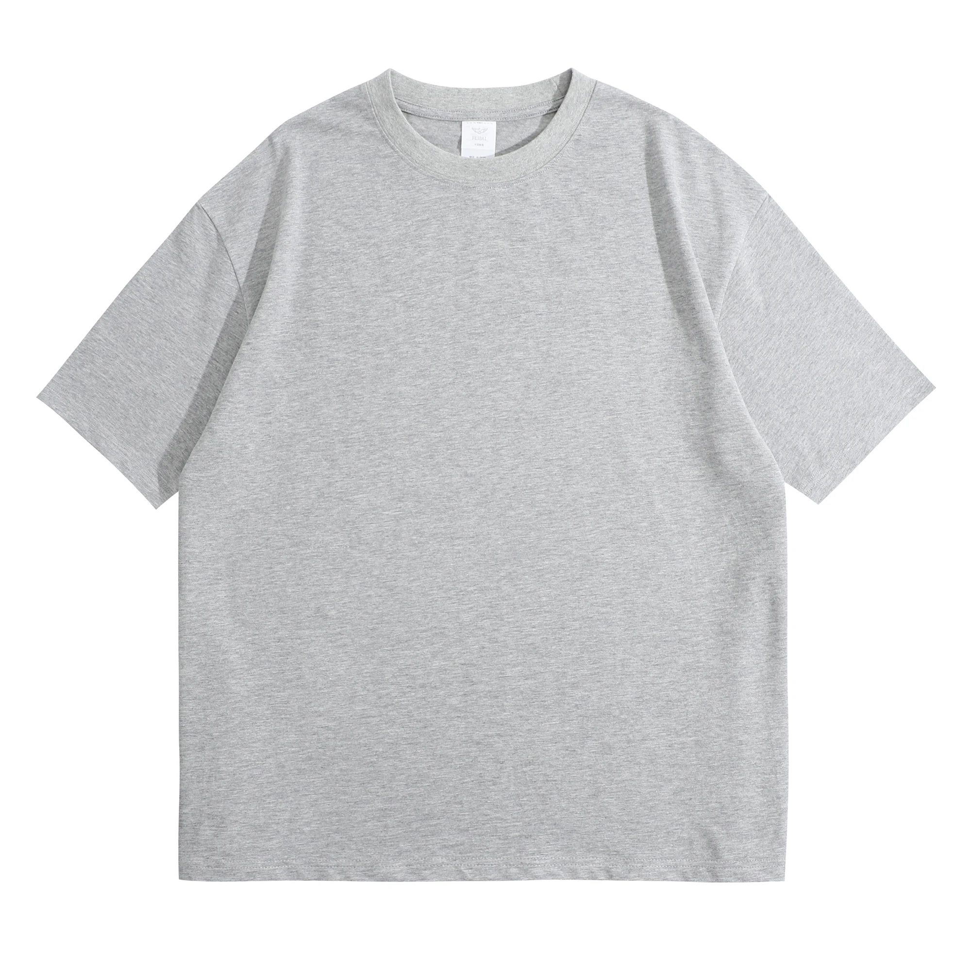 Wholesale T Shirts Men Women 100% Cotton Short Sleeve Solid Male