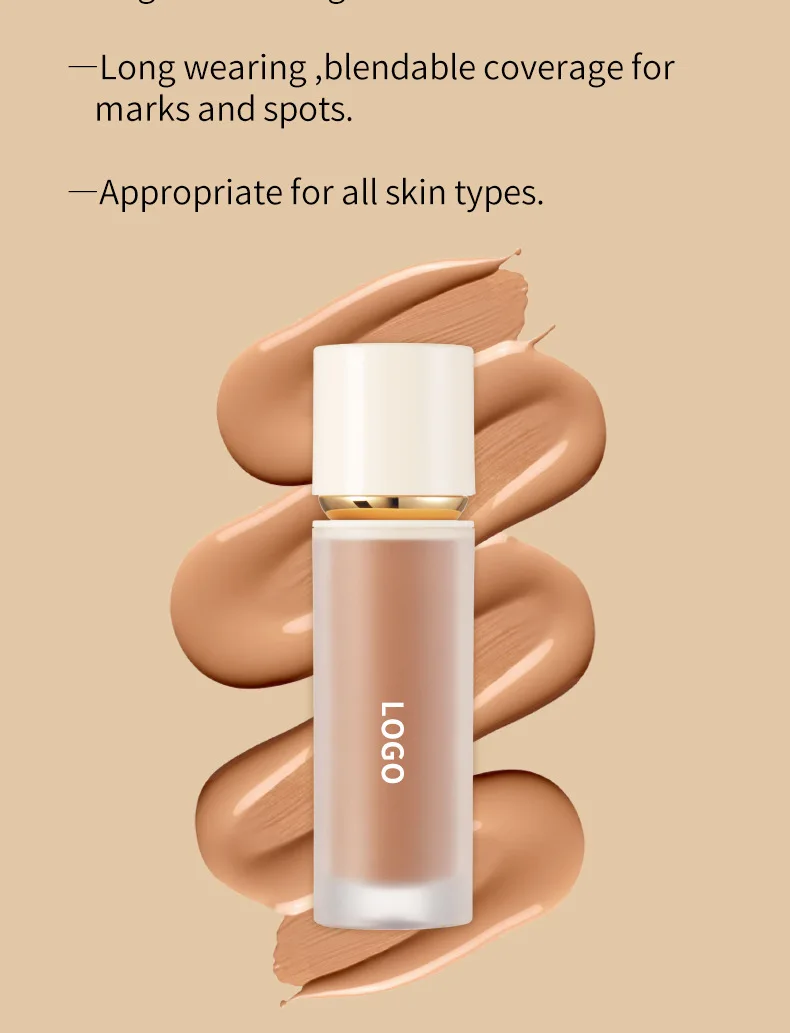 High Definition Makeup Cream Full Coverage Concealer Liquid Foundation