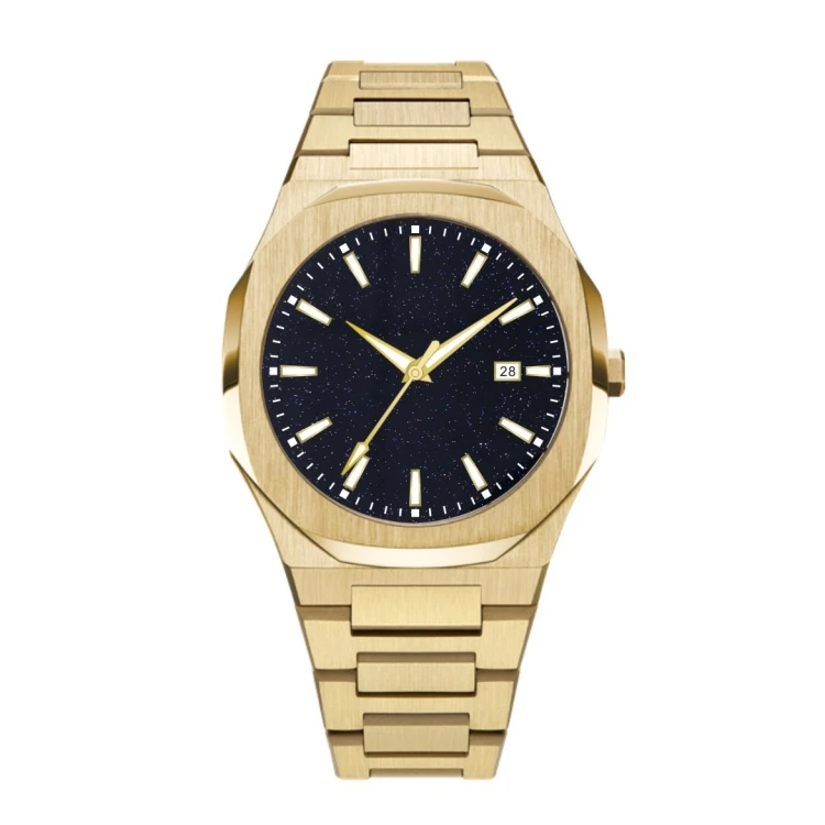 Koshi Watch Factory Custom Your Logo Stainless Steel Bracelet Band Unique Elegant Wrist Watch for Men
