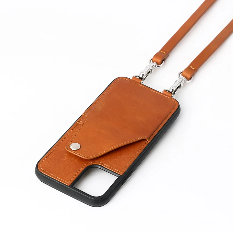 Hot Shockproof Crossbody Leather Cell Phone Case For Iphone 13 Pro Max Designer Phone Case Buy