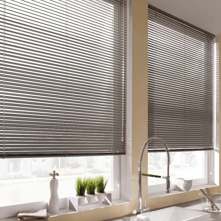 100% Blackout Window Shades Office Windows Blinds Aluminium Venetian Blinds