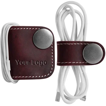 18 Attaches Câbles En Forme De Cœur En Cuir PU - Organisateur Réutilisable Pour écouteurs, Câbles De Charge - 9 Couleurs Assorties