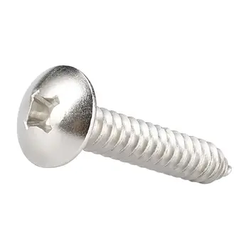 M3 X 10mm Phillips Pan Head Wood Screws Stainless Steel A2 DIN 7505B Pack Of 10 | DIY At B&Q