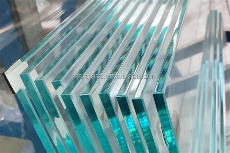 product wholesale 8mm 10mm 12mm tempered glass buildings outdoor staircase bathroom high strength clear float toughened safety glass-2