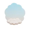 Blue-Wrist Rest Mouse Pad