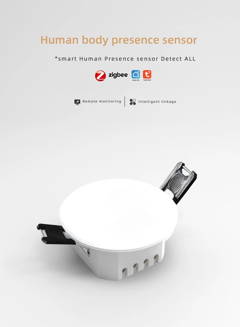 2025 TUYA Human Presence Occupancy Motion Sensor Ceiling Human Presence Human Body Presence Sensor History Viewing 6 Month