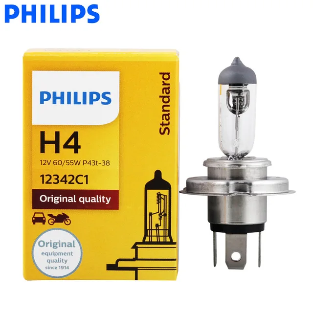 Source Car Philips headlight philips led Auto H4 Philips 12342 H4 60/55W Halogen headlight on m.alibaba.com