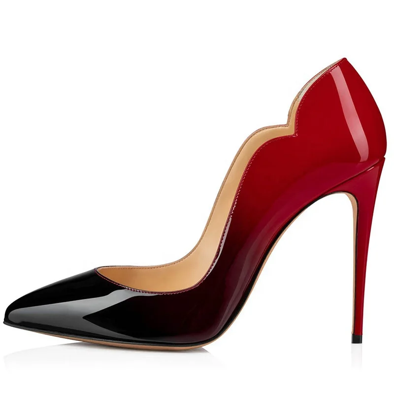 Scarpe Donna Tacco Alto Scarpe Donna Con Tacco Alto 13 Cm - Trasparenti In Cristallo, Taglia 46, Rosso Scarpe Da Party Tacchi