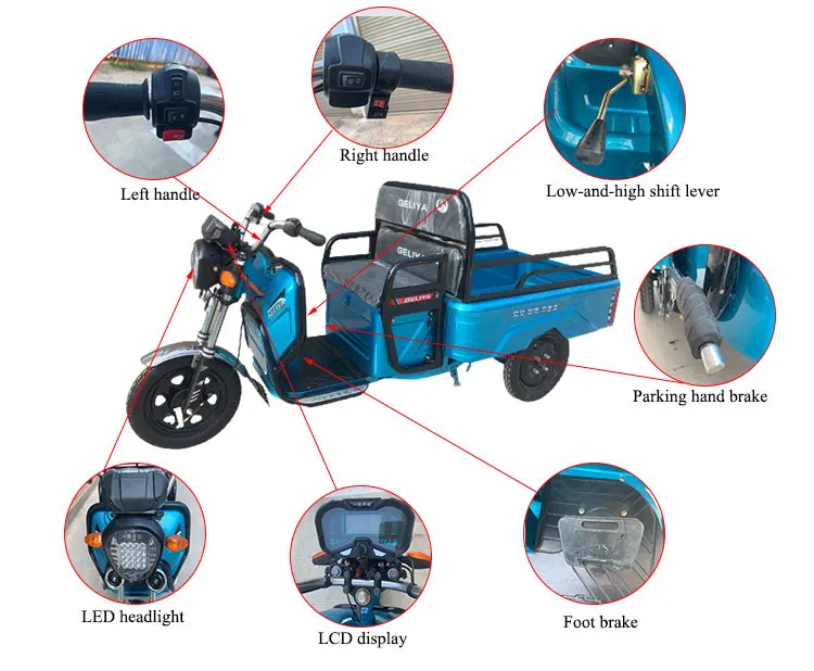 Custom Electric Cargo Tricycle - Efficient & Affordable