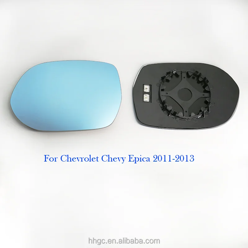 1 Pair Side Rearview Mirror Blue Glass Lens For Chevrolet Malibu