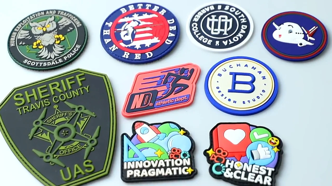 Custom Brand 3d Logo Eagle Badge Heat Press Pvc Patch,Customize Design