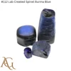 #สปิเนลสังเคราะห์สีฟ้าพม่า 112 เม็ด