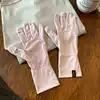 Guantes de protección solar con etiqueta vertical - Morado