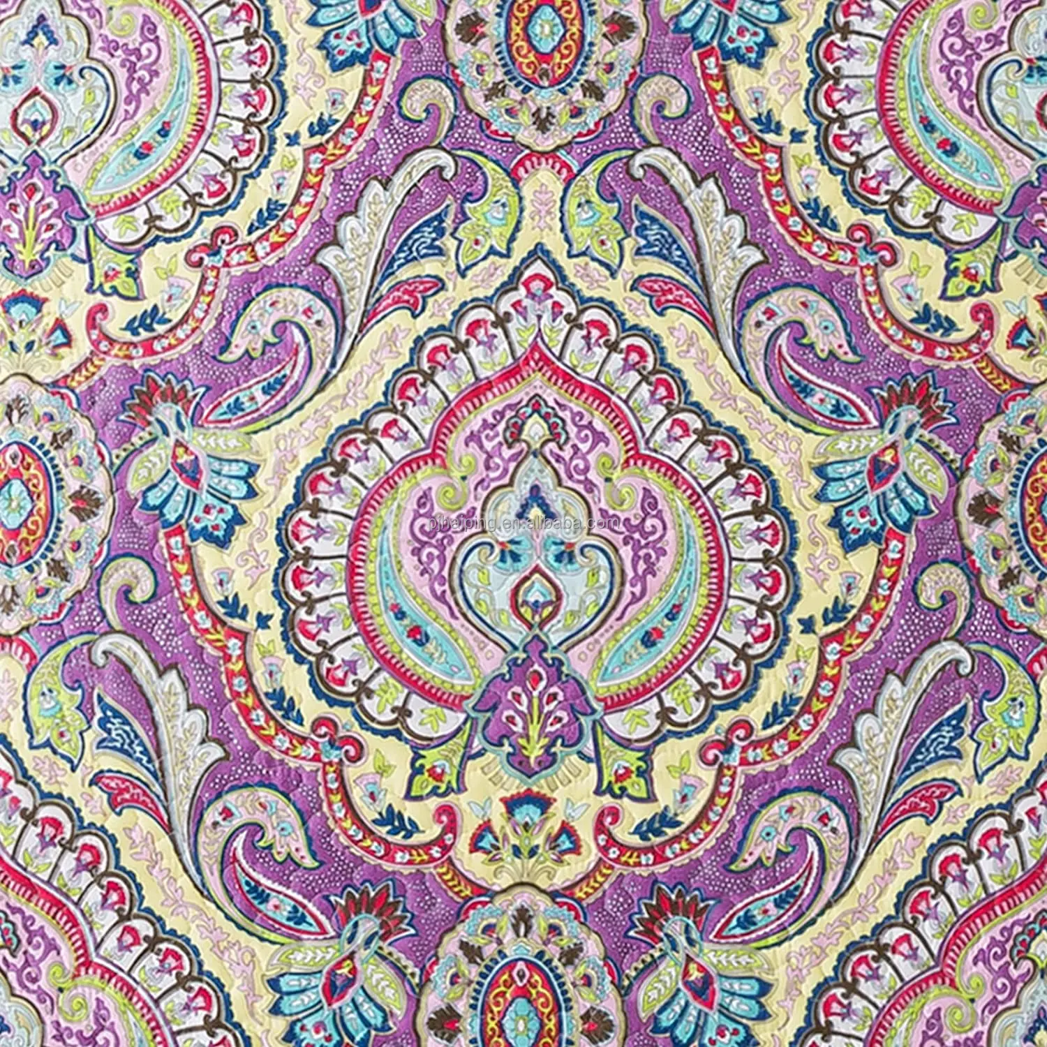 New Custom Wholesale Ethnic Bed Cover Quilt Custom Printed Coverlet