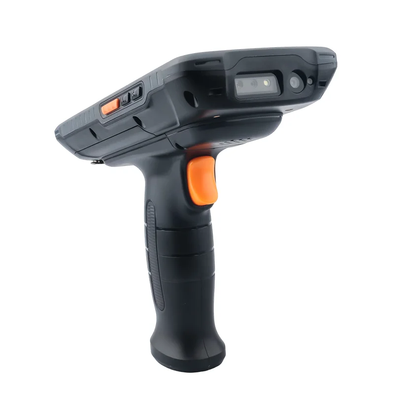 Wholesale Handheld PDA 1D 2D QR Barcode Scanner 5.5inch Industrial Mobile Computer PDA Android UHF PDAs with Pistol Grip