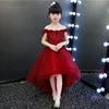 Red front short and back long