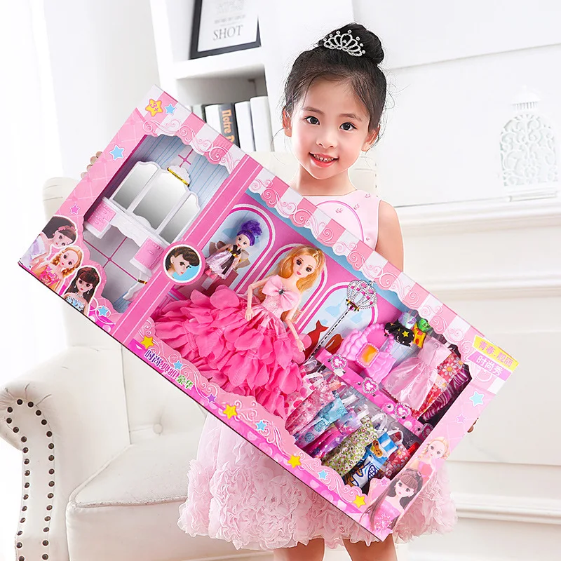 2022 горячая Распродажа 73 см мультфильм Bjd кукла с различными аксессуарами для девочек игровой домик