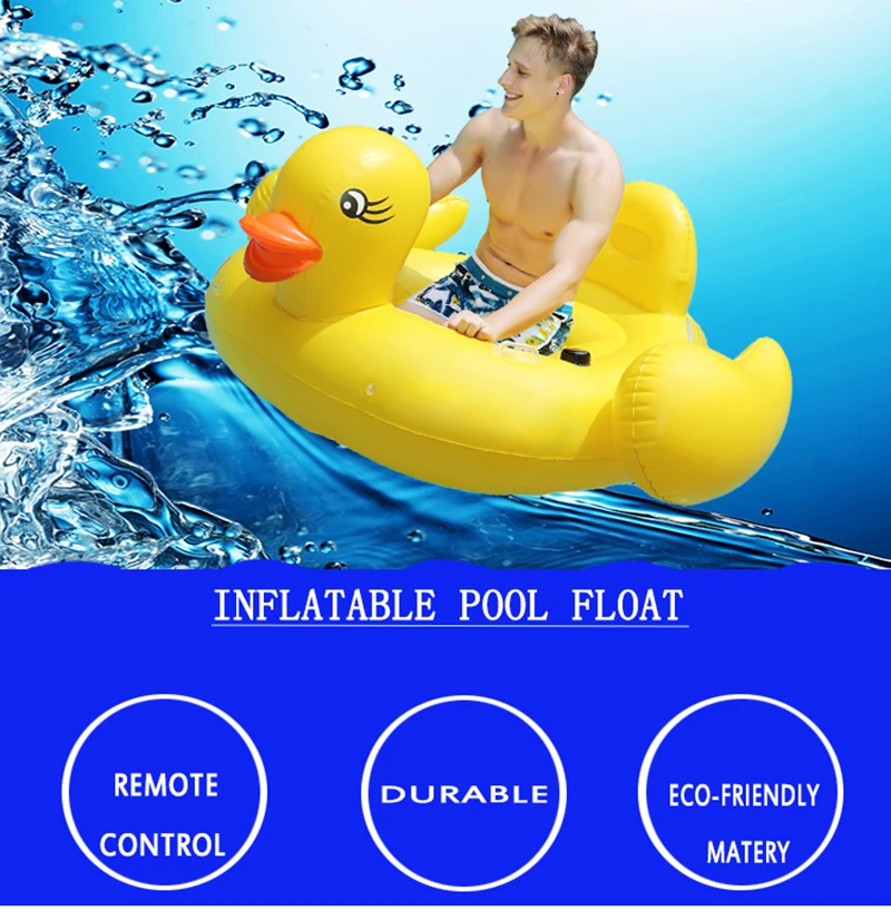 Factory Wholesale 233*245*92cm Inflatable Duck Swimming Pool Float
