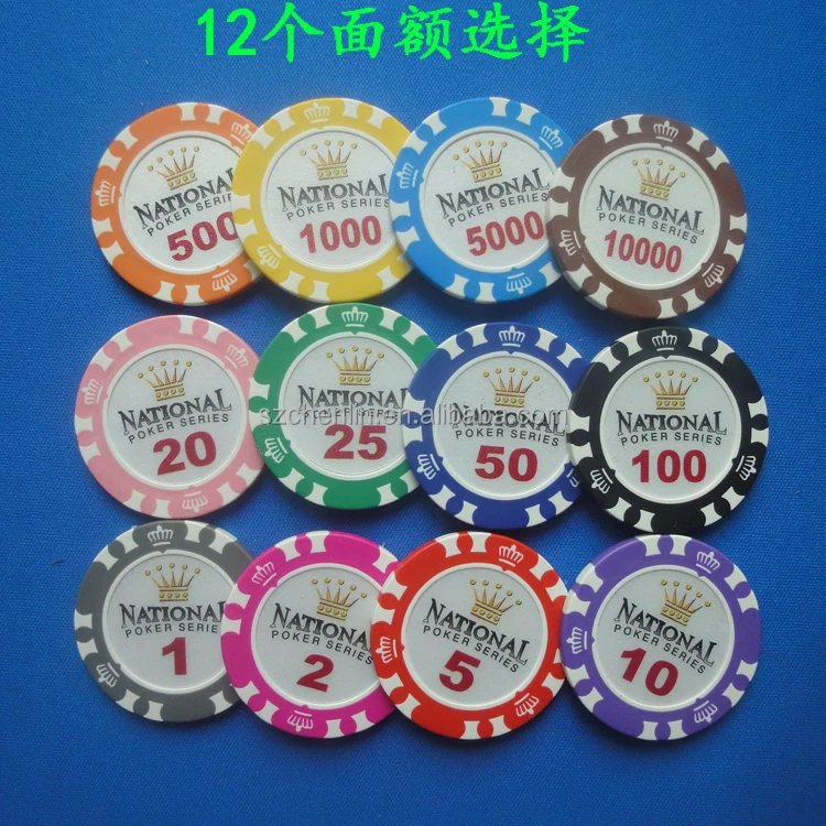 Hot! 14g Clay Poker Chip With Stickers Inlay Buy 14g Las Vegas Clay