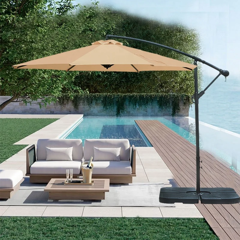 Xinyu Outdoor Parasols Adjusted Heights Patio Umbrellas Cantilever Garden Umbrella For Restaurant