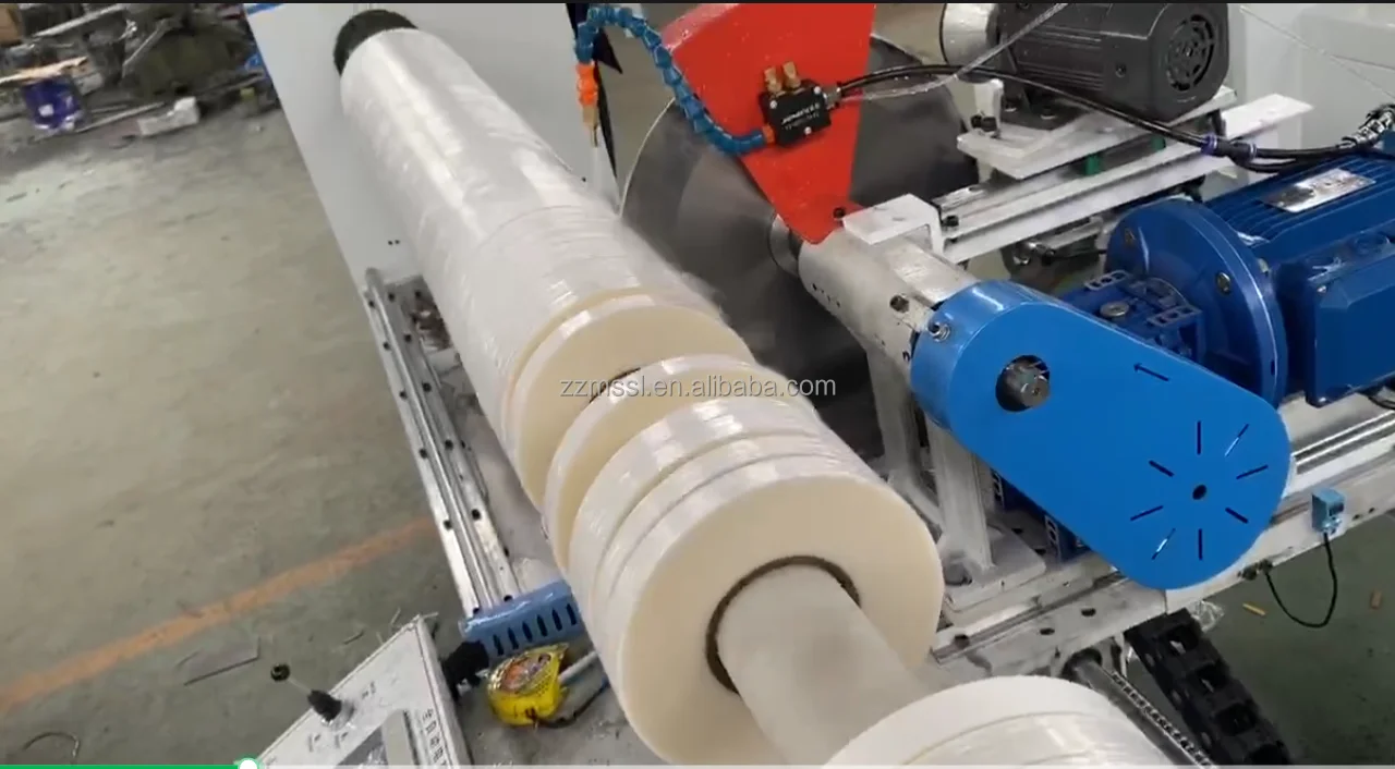 Vinyl Tape Cutting Machine Insulated Rubber Tape Roll Cutting Machine PVC Electrical Tape Slitter Machine