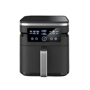1800w Large Square Digital Kitchen Appliances 6L 7L 8L 9L 10L Air Fryer Low Oil Deep Fryer Digital Kitchen Air Fryer Fryer