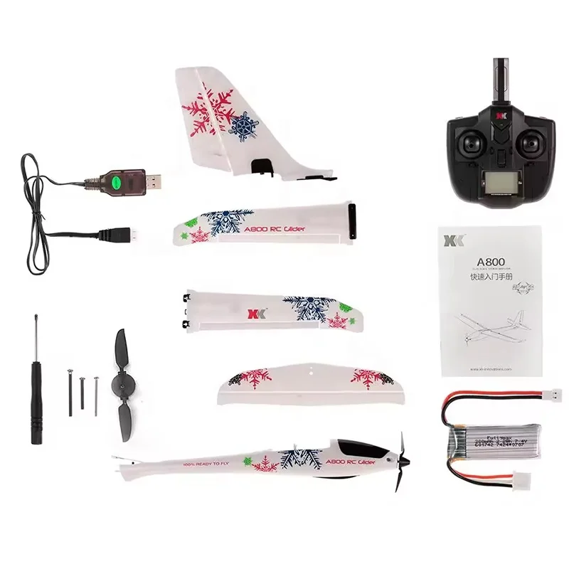 Wltoys XK A800 フォームEPO 5CH電動RCグライダー飛行機 RTF 2.4Ghz 6