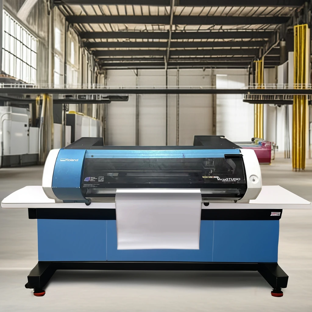 Used Roland BN20 4-Color Eco Solvent Inkjet Printer Cutter Automatic Vinyl Banner & Car Stickers Label Printer & Cutter Machine