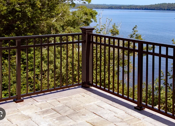 Alibaba.com: Modern wrought iron balcony railing with square pipe ...