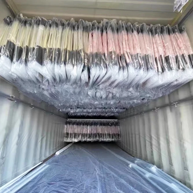 20ft Dry Bulk Shipping Container Liners Polyethylene Container Liner Transparent Plastic Bag