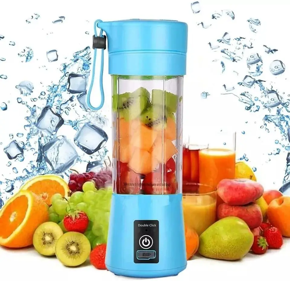 Verse Fruit Persoonlijke Draadloze Mini USB Oplaadbare Sapcentrifuge Blender Oplaadbare Elektrische Sapcentrifuge Blender_voghion.com