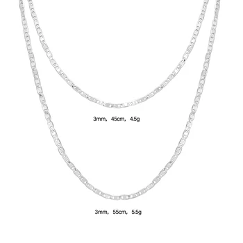 Elfic Latest base chain wholesale necklace silver 925 jewellery