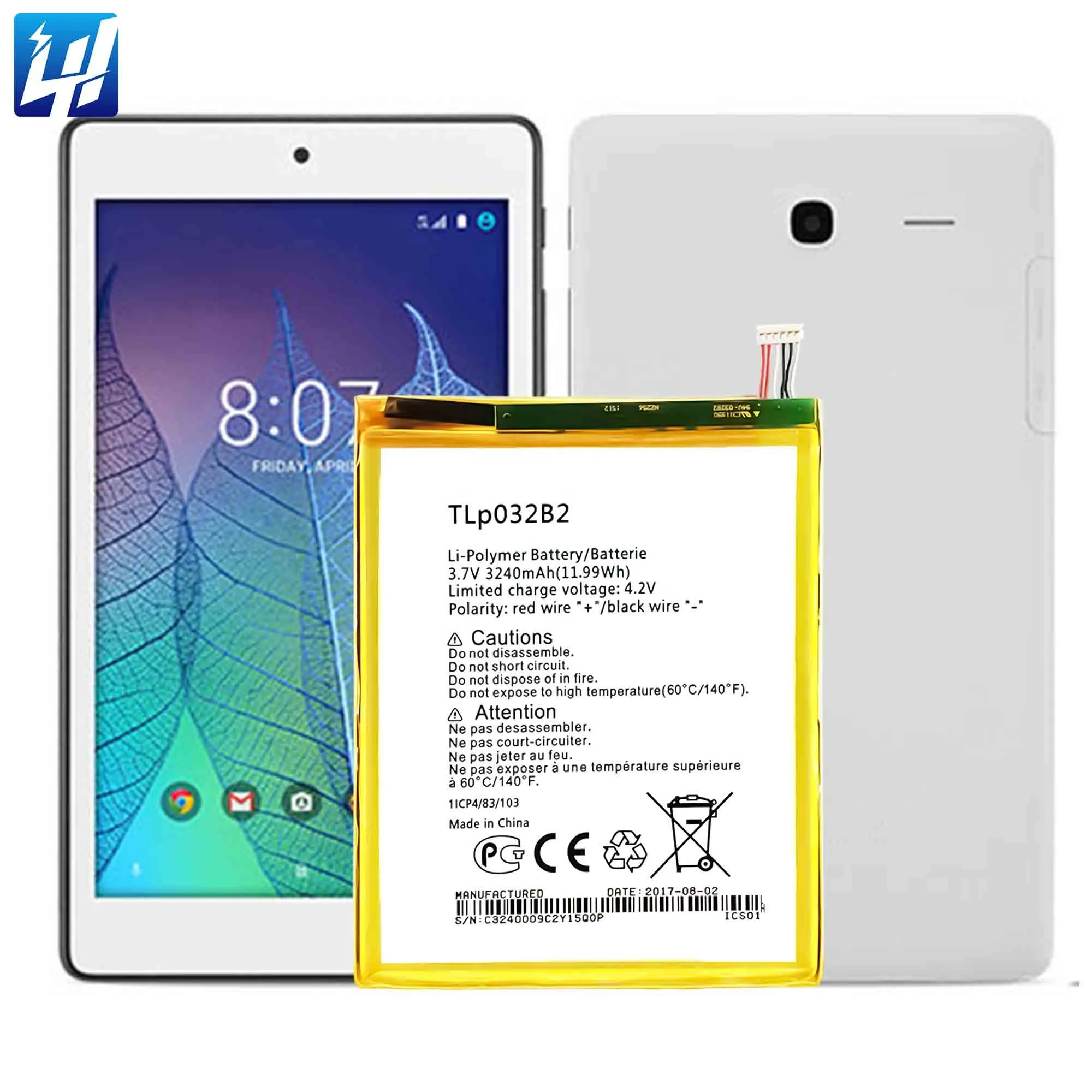 TLP032B2 Cell Phone Battery for Alcatel POP7 POP 7S POP 7 LTE Pixi 8 P310