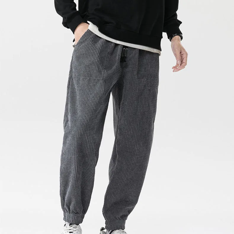 Pantalones De Pana Con Cintura Elástica Para Hombre,Ropa De Calle A La  Moda,Para Correr Al Aire Libre,Para Primavera,2021 - Buy Pantalones De Pana  Para Hombre,Los Hombres De Pantalones Y Pantalones,Pantalones De Sudor