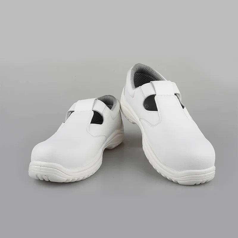 Factory Comfortable Durable Lightweight Safety Shoes Medical Orthopedic Hospital Kitchen Without Lace White SM2037